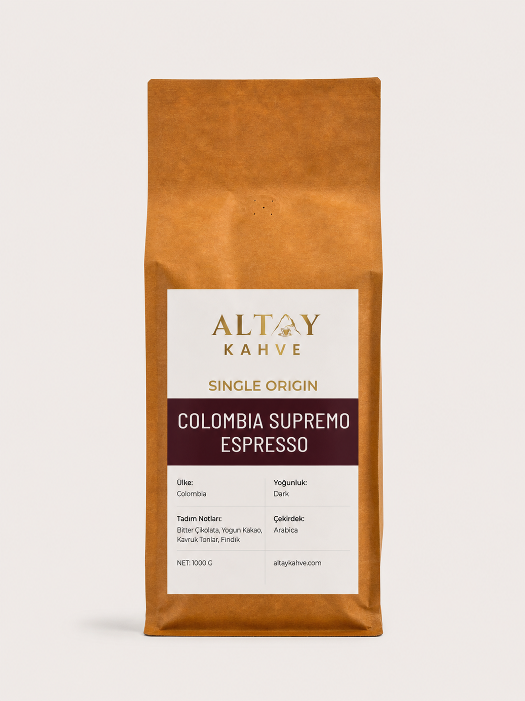 Colombia Supremo Espresso 1 kg Dark Roast