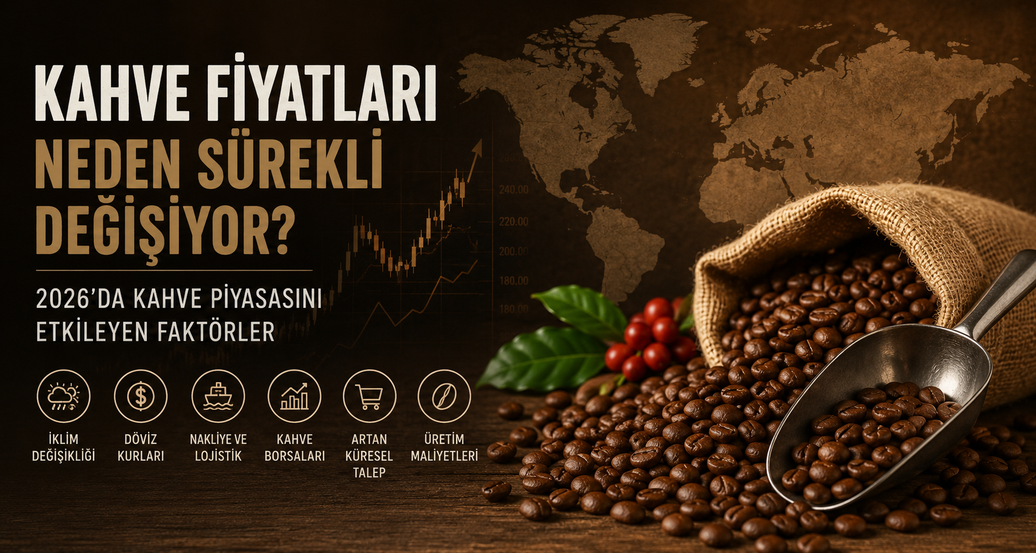 Kahve Fiyatları Neden Sürekli Değişiyor? 2026’da Kahve Piyasasını Etkileyen Faktörler