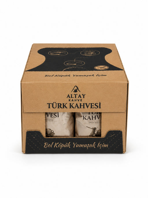 100 g Türk Kahvesi 25’li Koli – Yumuşak İçim, Orta Kavrulmuş